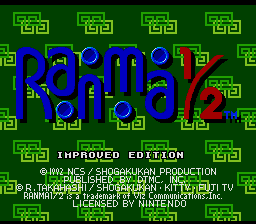 Ranma Nibunnoichi - Improved Edition
